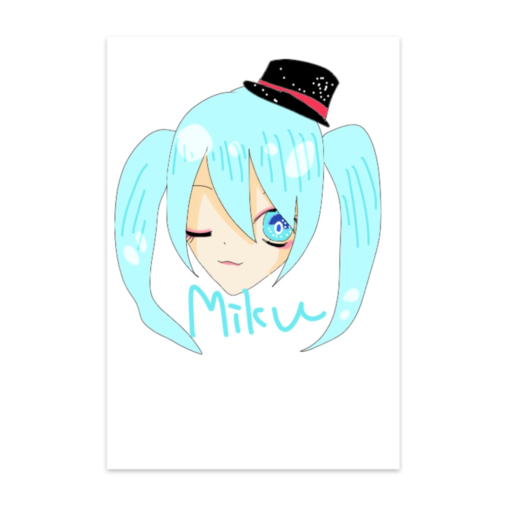 Mikuポストカード