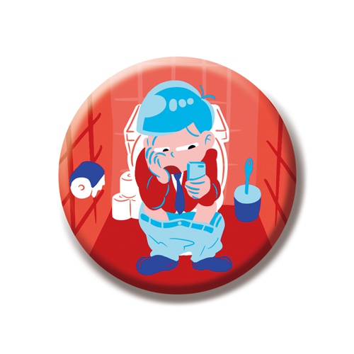 キラキラむつごとおトイレット缶バッチ おそ松ver.