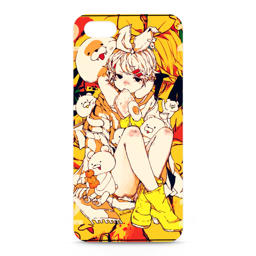 リン×くまスマホケース