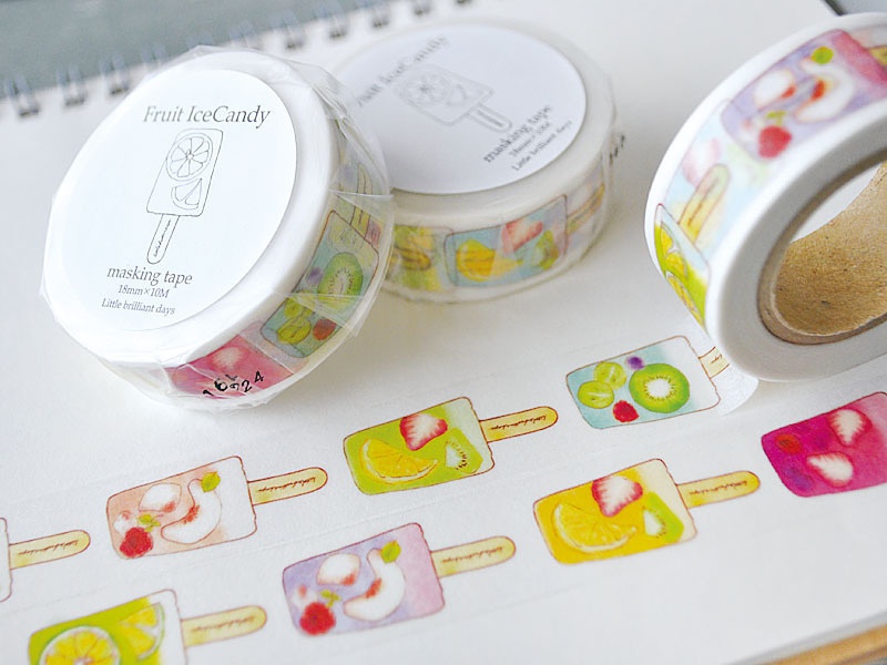 Fruit Icecandy masking tape