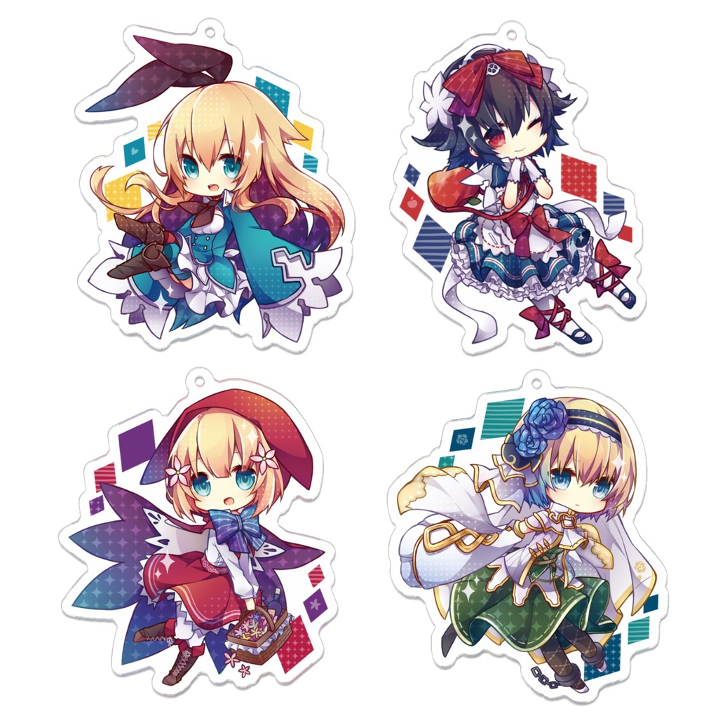 グリムアクリルキーホルダー