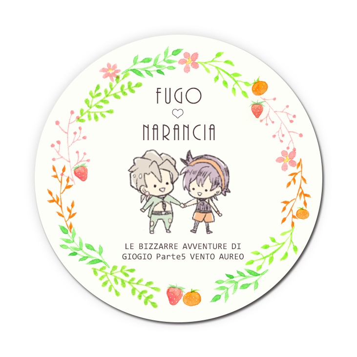 フーゴ&ナランチャ缶バッチ
