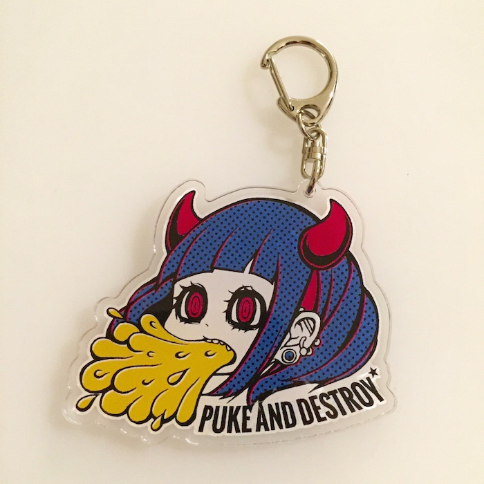 アクリルキーホルダー「PUKE AND DESTROY」