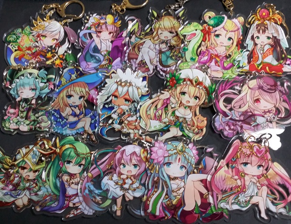 旧作パズドラアクリルキーホルダー