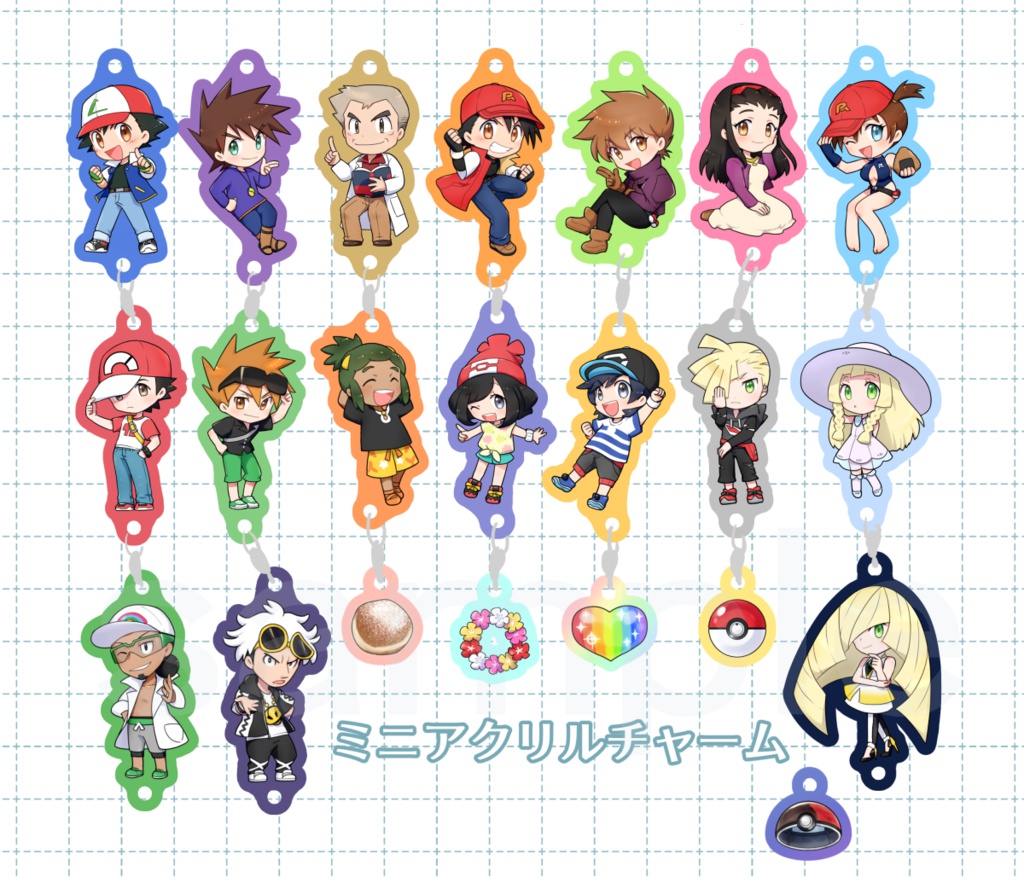 キャラアクリルチャーム