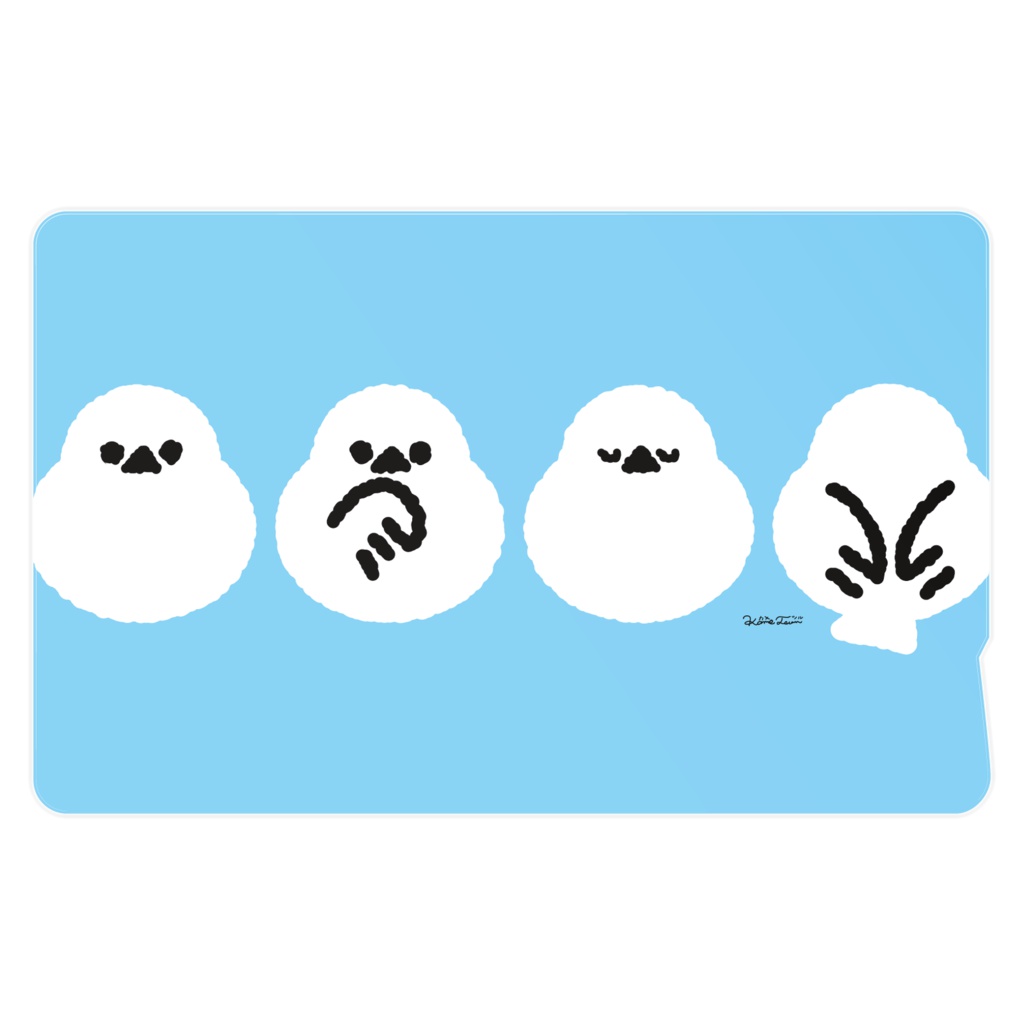 ふわふわICカードステッカー