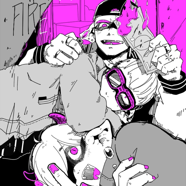 スプラトゥーン ポストカード「FRIENDLY FIRE」